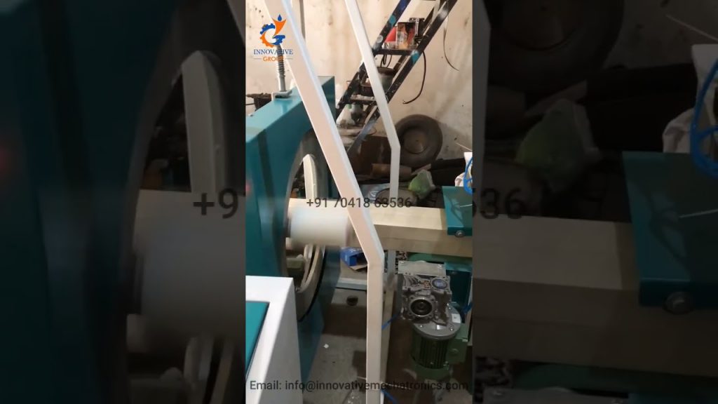 12-word alternative: Fully automated machine for wrapping rings or objects in orbital motion.