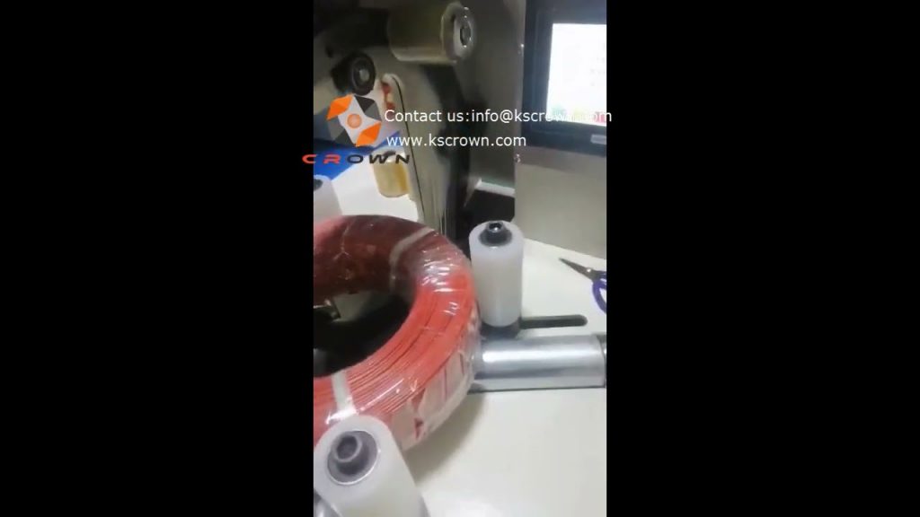 Coil Stretch Film Wrapping Machine for Cable Packaging