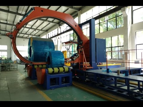 Steel coil wrapping machine by FHOPE Steel coil wrapping machine by FHOPE