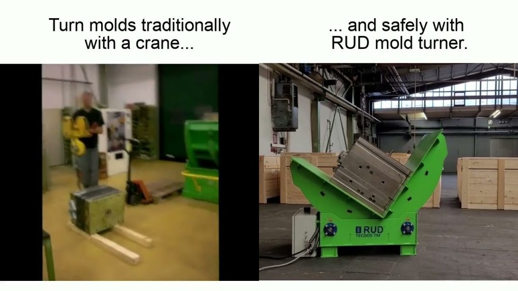 “Revolutionizing Material Handling: The Ultimate Showdown between the Crane and Mold Turner”