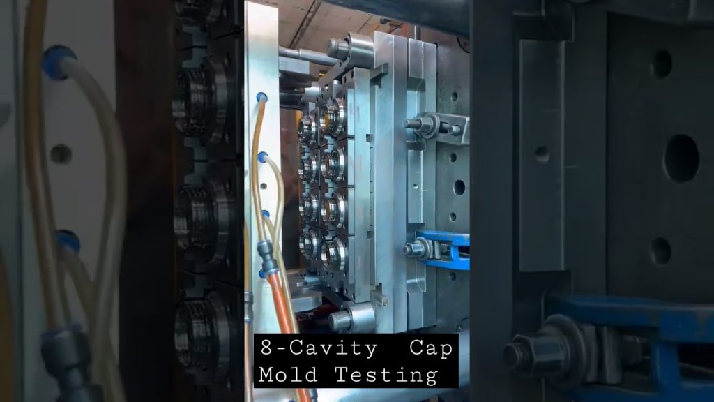 “Revolutionary 8-Cavity Cap Mold Testing System: Unleashing the Potential of Injection Molding for Enhanced Efficiency and Precision”