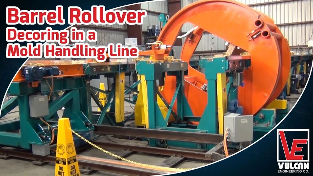 Revolutionary Mold Handling Line Upgrade: Unveiling the Cutting-Edge Barrel Rollover – Decoring Technique