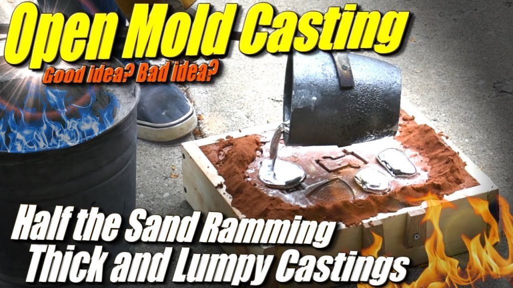 “Innovative Propane Foundry: Master the Art of Open Mold Casting with Aluminum at Home for Unique Creations!”