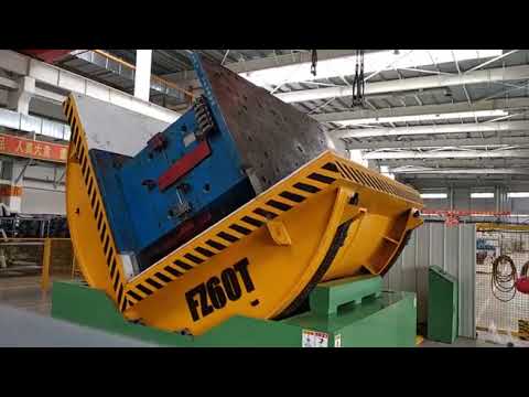 “Innovative 60-Ton Electric Mold Flipper Table for Efficient Plastic Mold Rotation – SANTSAI Machinery”