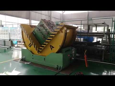 “Innovative 10 Ton Plastic Mold and Material Turnover Solution: SANTSAI MACHINERY’s Ultimate Mold Flipper”