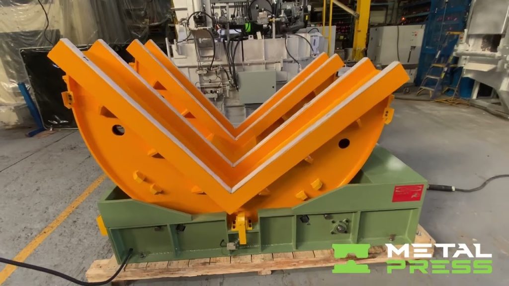 “Revolutionary Heavy Load Upender: Empowering MetalPress Machinery for Die, Mold, and Coil Handling – Model MDR-10”