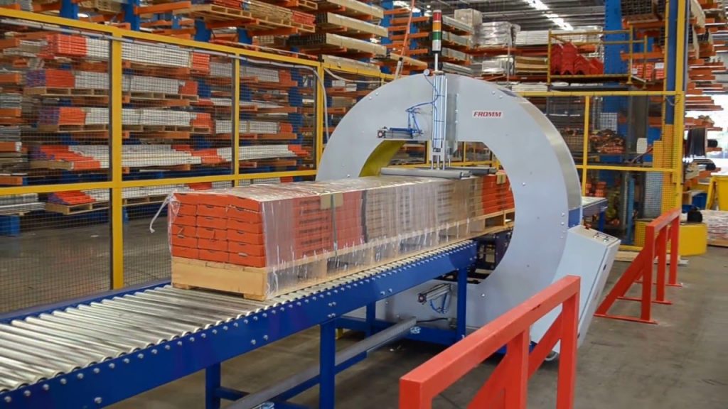 Aluminium Extrusions Wrapping Machine with Horizontal Function.