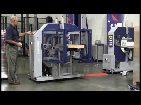 Cabinet Wrapping Machine with Horizontal Stretch – Compact Design Cabinet Wrapping Machine with Horizontal Stretch – Compact Design