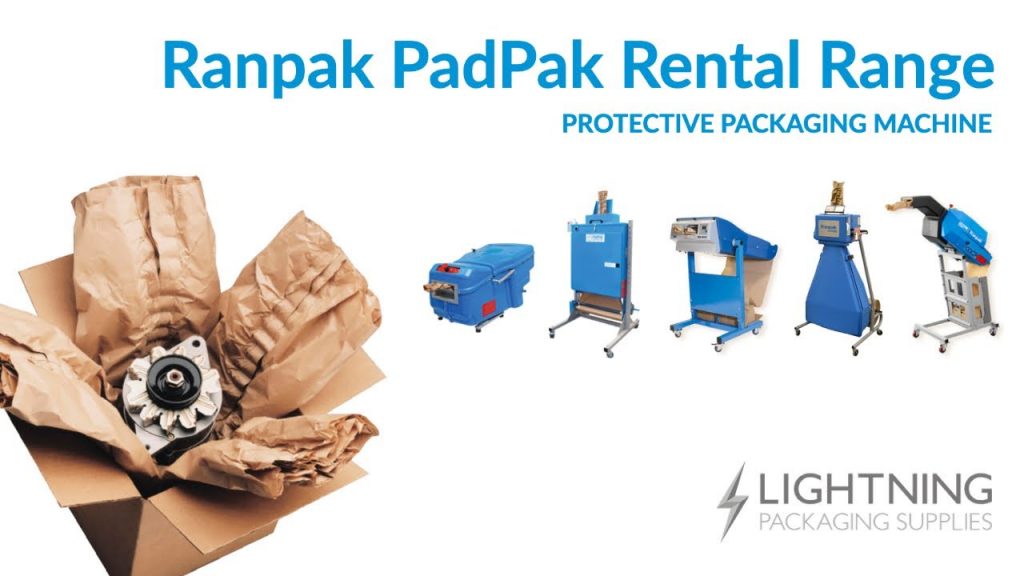 “Compact machines for protective packaging with brown paper”