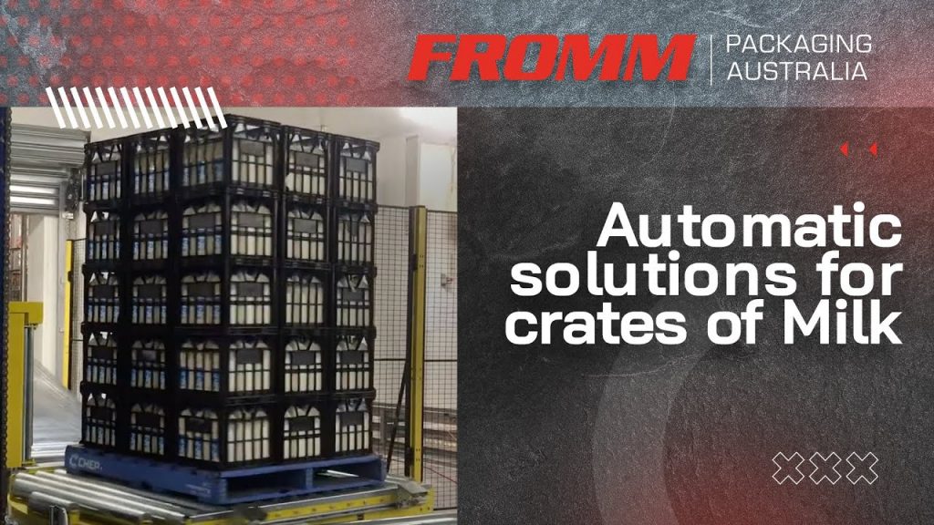 Efficient Wrapping Solution for Milk Crates