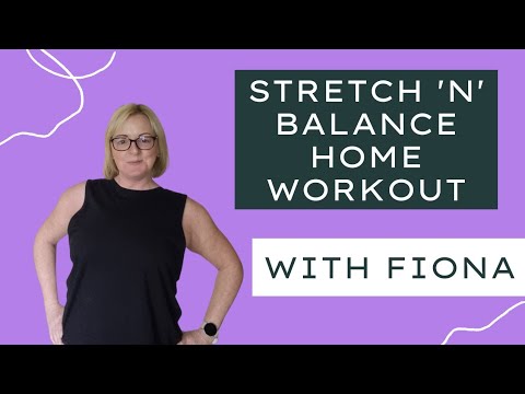 Home Stretch and Balance Workout – No Equipment Needed