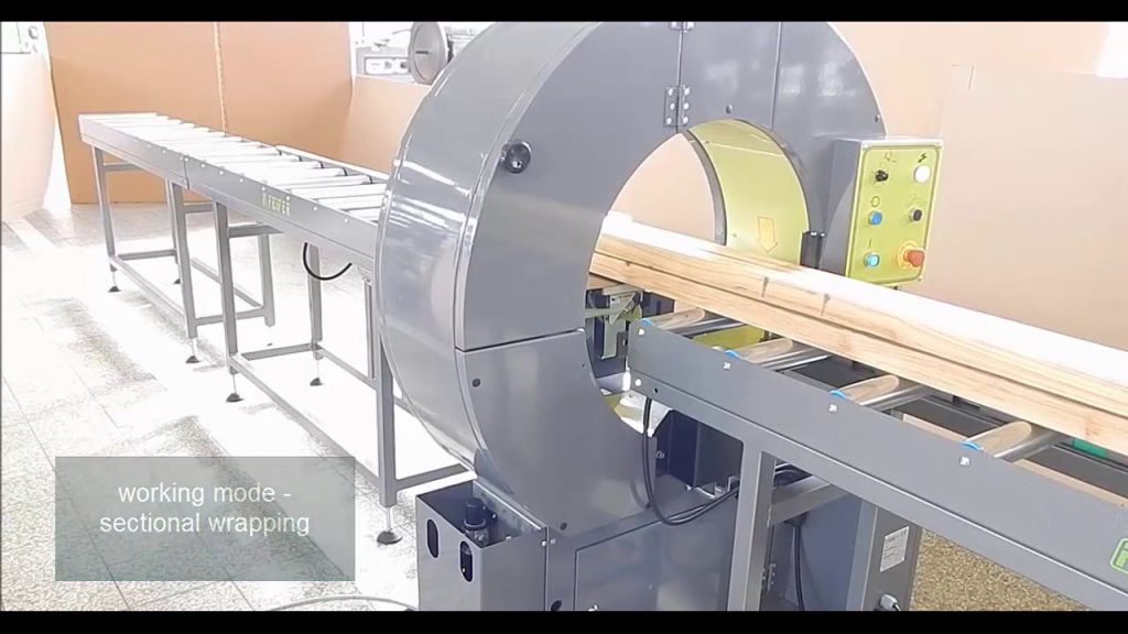 “Machine for Stretch Wrapping Horizontally”