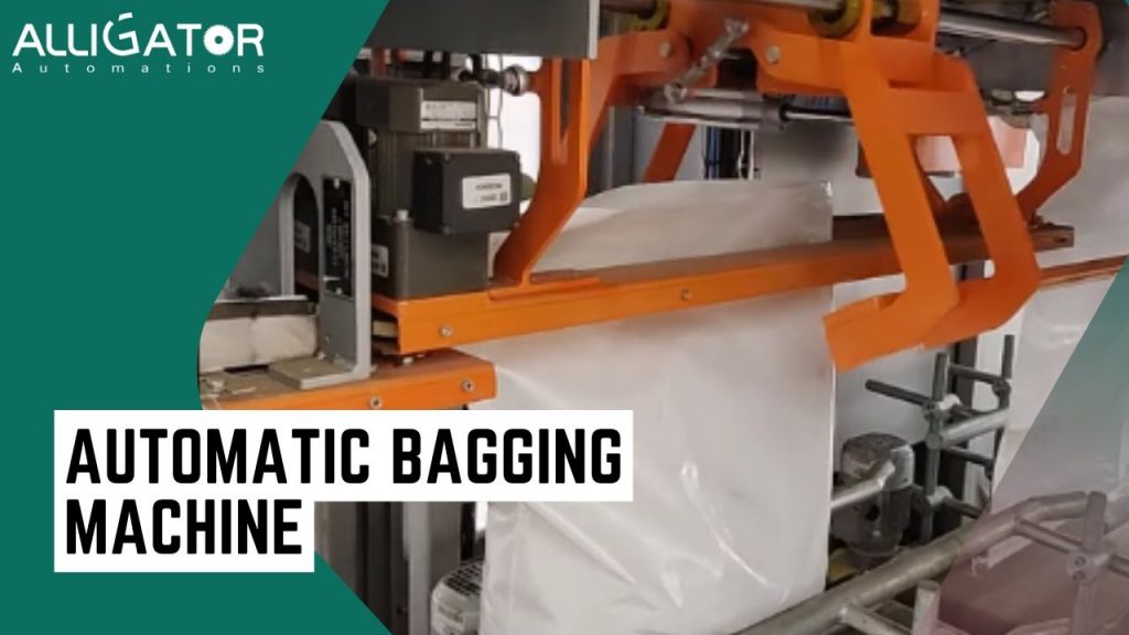 “Innovative Bagging Solution: Alligator Automation’s Cutting-Edge Industrial Packaging Machine”