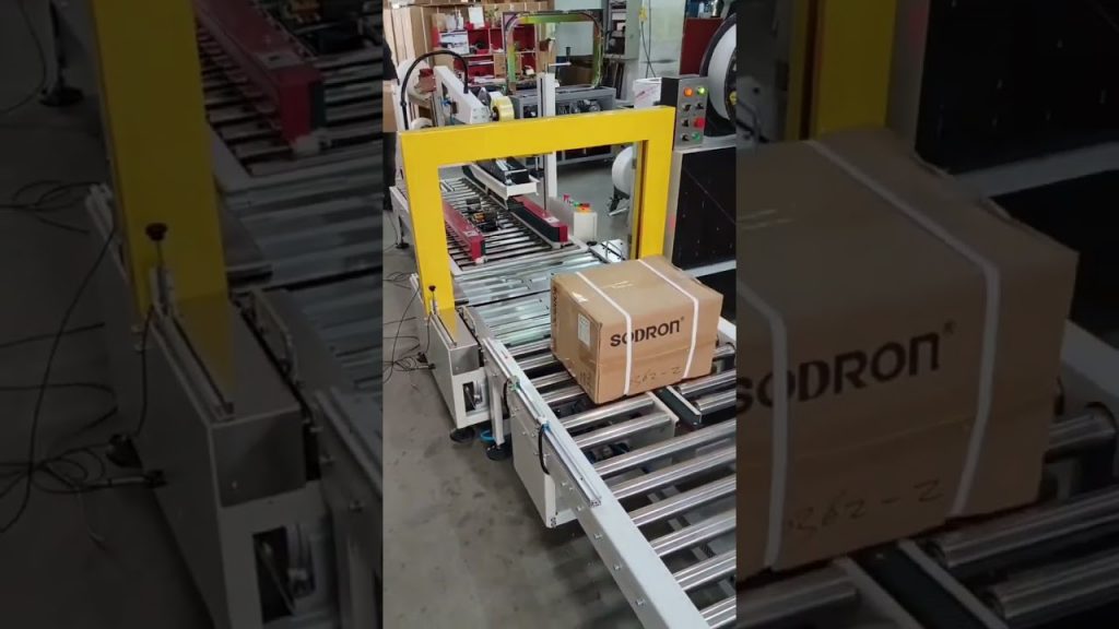 “Revolutionary Fully Automated Strapping Machine for Carton Case Packaging”