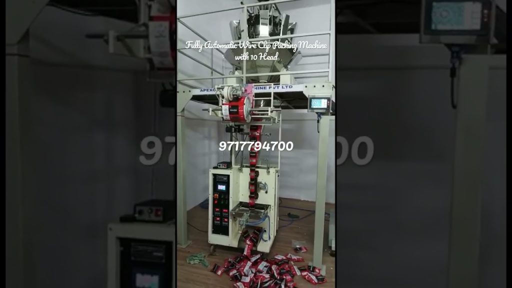 10-Head Wire Clip Packing Machine: Fully Automatic!