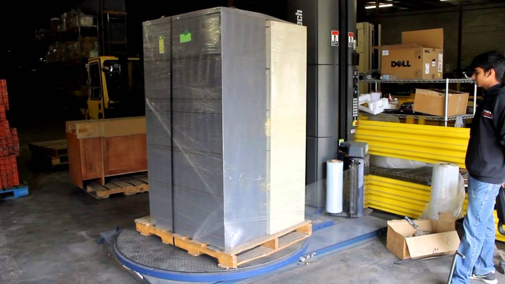 2007 Pallet Wrapper with Scale and Drive-Up Ramp