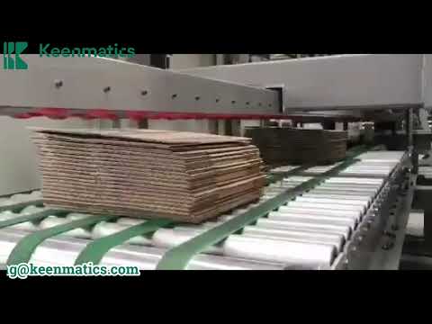 “Advanced Robotic Palletizing System with Inline Strapping for Efficient Packaging”