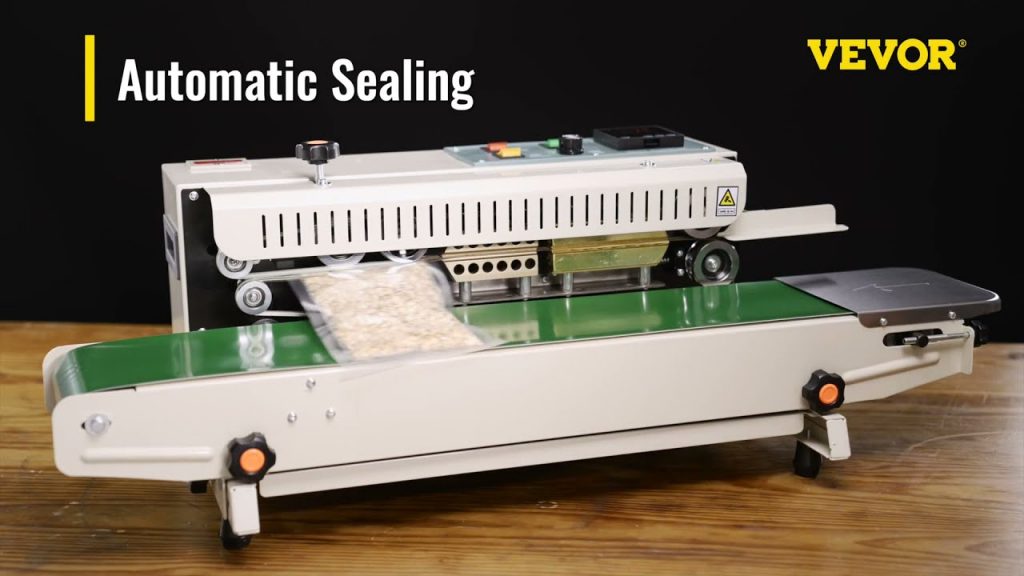 “Automatic Bag Sealing Machine with Printing – FR900K: Efficient Continuous Bag Sealer”