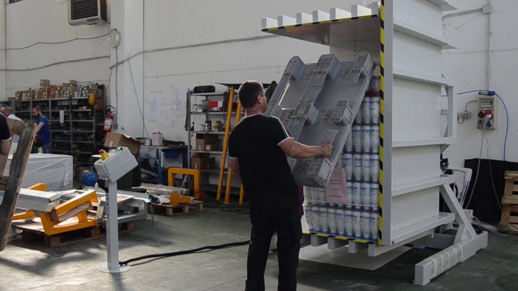 Automatic Pallet Inverter for Bottles