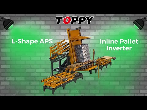 Automatic Pallet Inverter for Efficient L-Shaped APS (100 Exchanges per Hour)