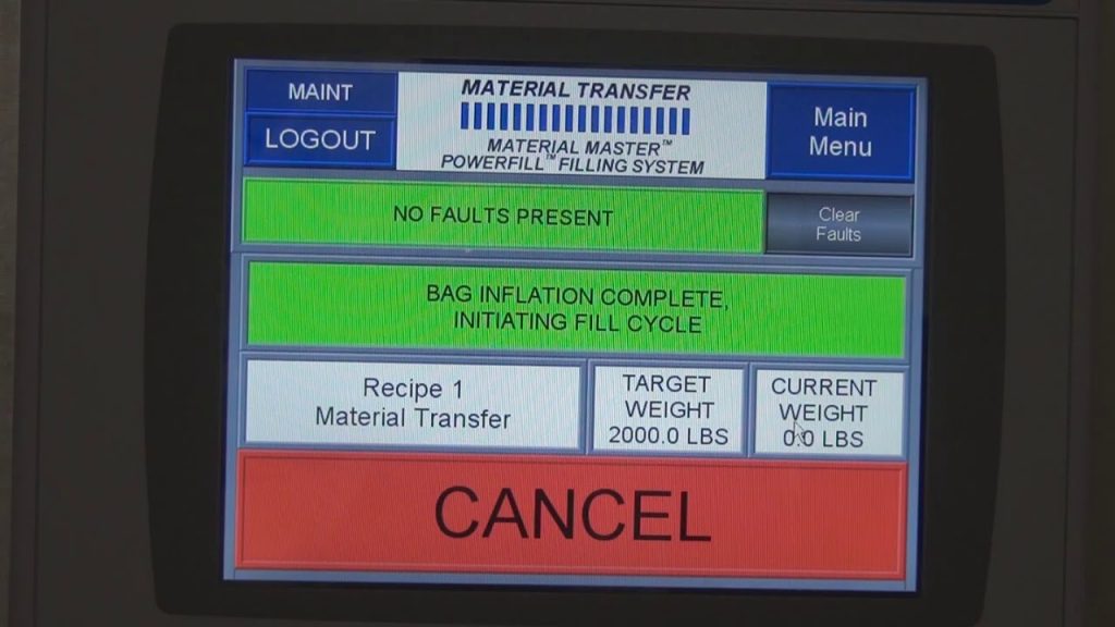 Bulk Bag Filling Machine for Sanitary Material