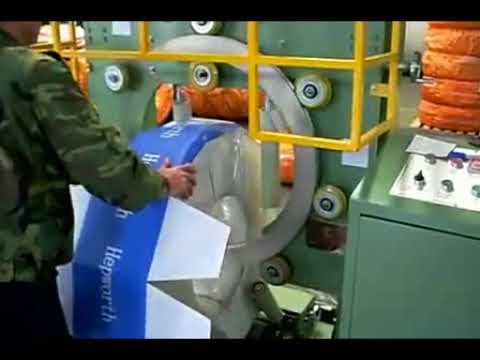 Coil Wrapping Machine for HDPE Pipe Packaging