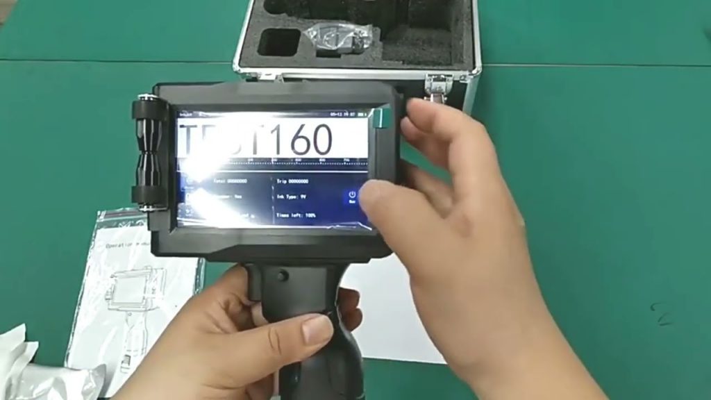Compact Handheld Batch Number Printer for Portable Ink Labeling