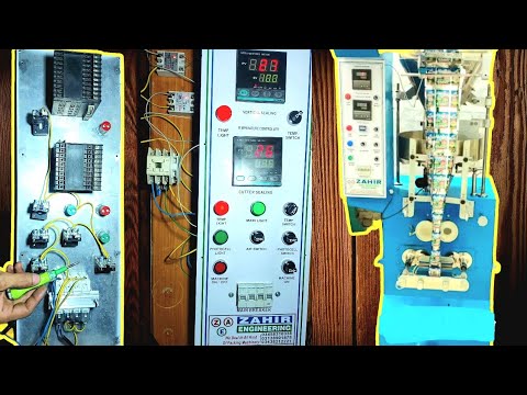 Connection of Electrical Panel Board for Wire Packing Machine