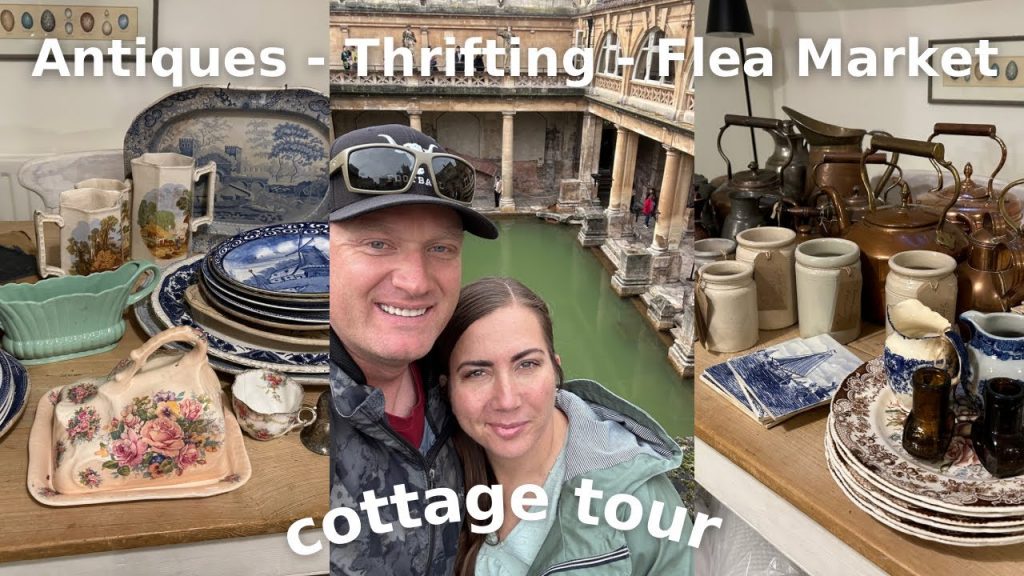 “Curated England Antique Haul & Cottage Loft Tour: Unique Thrift Store Finds Resold with Food Packing Machine”