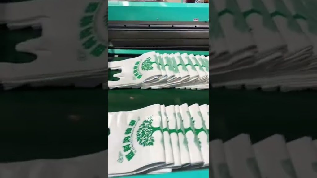 Eco-Friendly Bagging Machine for Biodegradable T-Shirt Bags