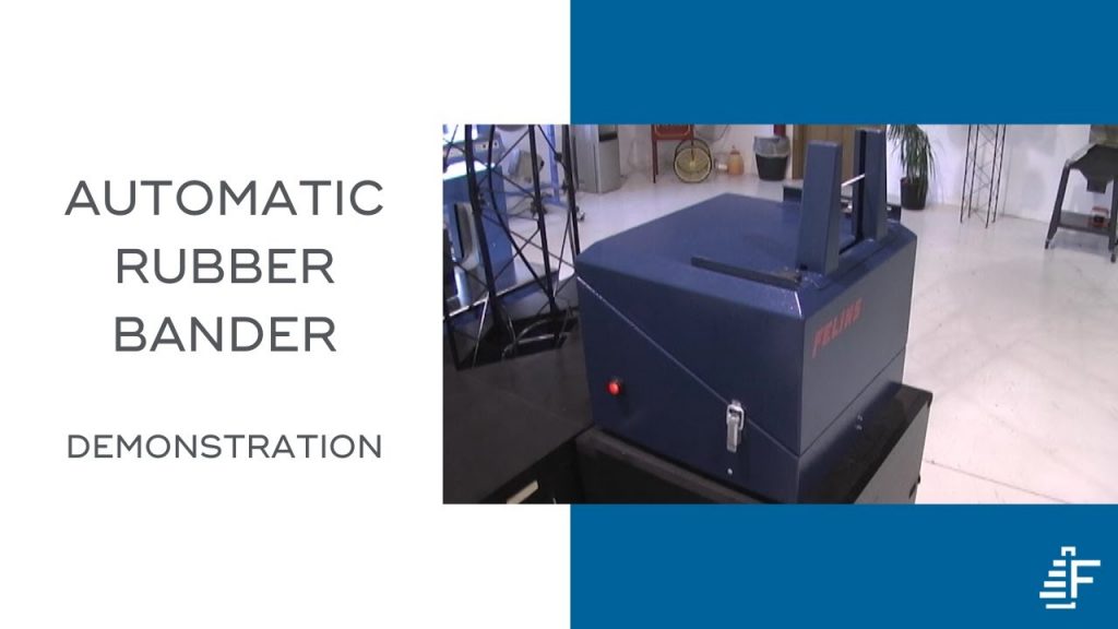 “Efficient Strapping Machine Demo: Boost Productivity with Automatic Rubber Banding at Affordable Rates!”