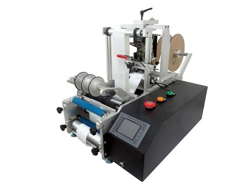 “Efficient Tin Bottle Labeling Solution: Advanced Semi-Auto Labeling Machine for Shampoo Bottles with Precision Labeling and Printing”