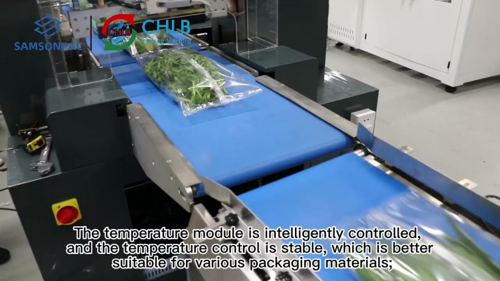 “Efficient Vegetable Packaging & Labeling Machine for Streamlined Operations: 680XWS-SAMSONPAC”