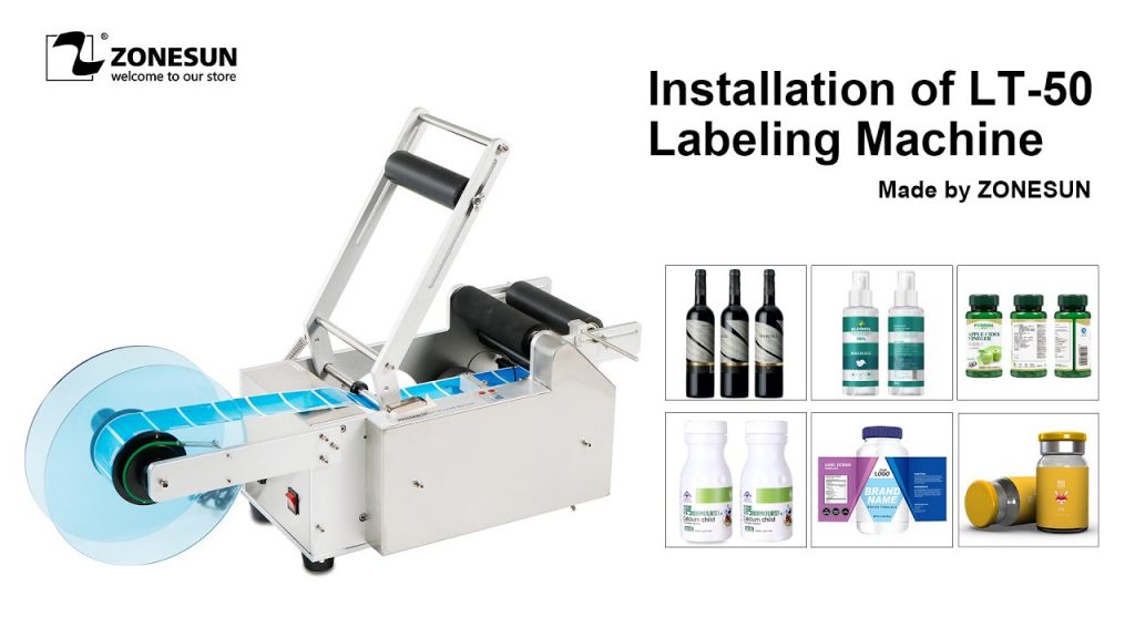 “Efficiently Label Round Bottles with the LT-50 Semi-automatic Industrial Labeling Machine: A Comprehensive Guide”
