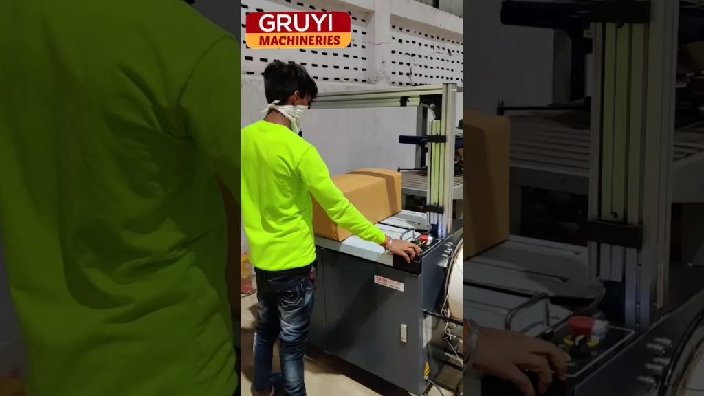 “Enhanced Box Strapping Machine: Simplified, Efficient, and Fully Automated”