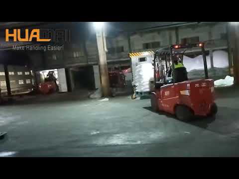 Fast Loading and Unloading Solution for Rice Industry: Pallet Inverter with Bag Load Pusher