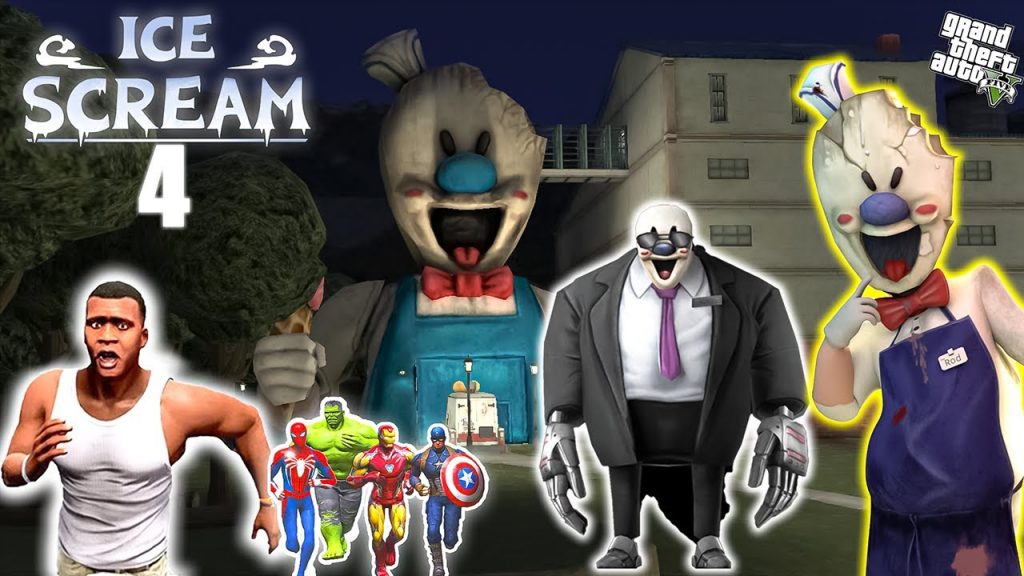 Franklin’s Epic Battle Against Ice Scream to Rescue Avengers in GTAV (Part 4) | GTAV Avengers: A.K GAME WORLD