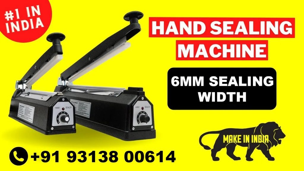 Hand Heat Sealing Machine | 6mm Sealing Width | Made in India | 200mm & 300mm Sealing Length