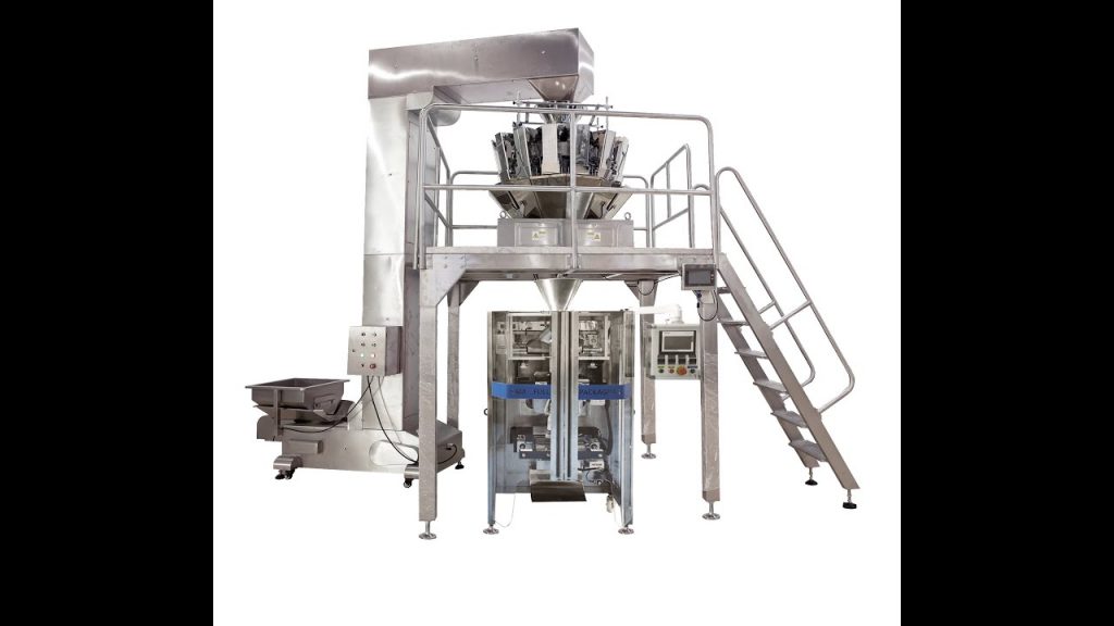 “High-Performance Multiheads Weigher for Efficient Barbecue Charcoal Packing Machine in Frozen Food Industry”