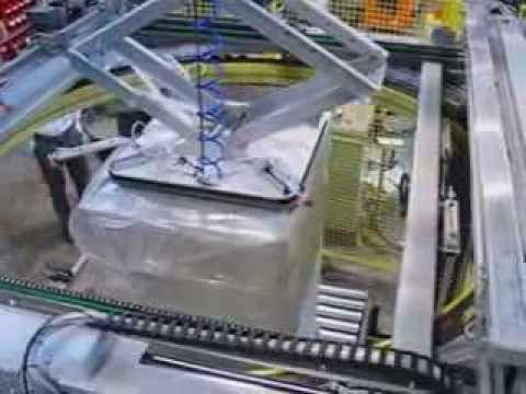 High-Speed Automatic Pallet Wrapper with Top Sheet Applicator