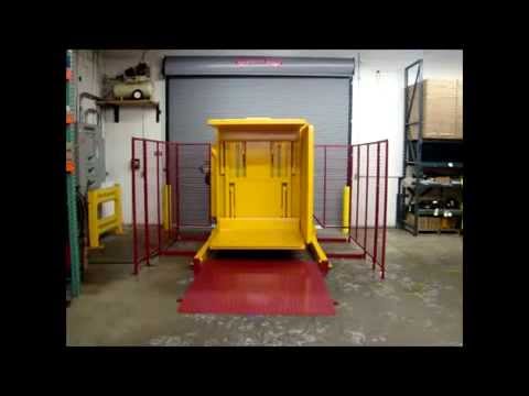 “Hydraulic Dual Clamp Pallet Inverter: Efficient Ramp Loading Solution”