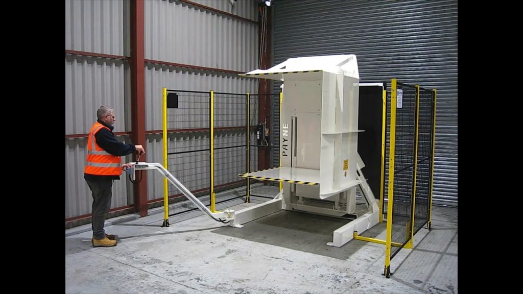 Hydraulic Lever Empty Pallet Inverter