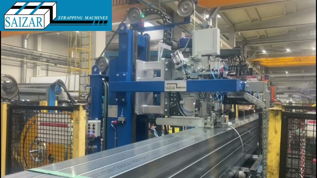 “Innovative Machine for Efficiently Strapping Sheet Metal Tubes: The FASP-32 Auto Strapper”