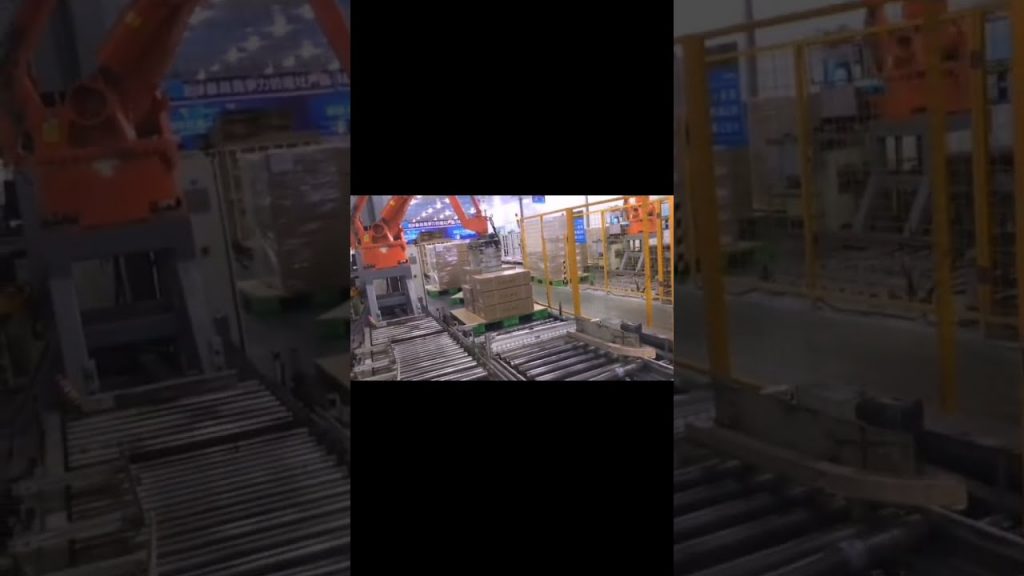 “Innovative Packaging Solution: Compact Box Strapping and Shrink Wrapping System for Enhanced Efficiency”