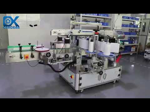 “Innovative Round Product Labeling System Enhancing Efficiency with Automatic One-Side Paper Stickers”