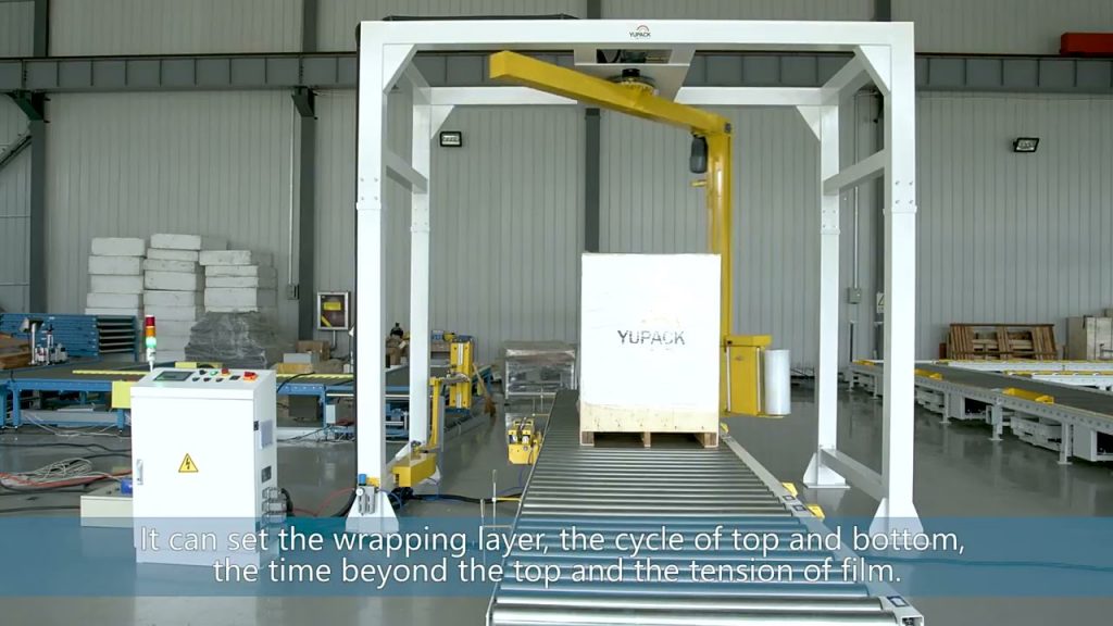 Pallet Packaging Machine with Conveyors