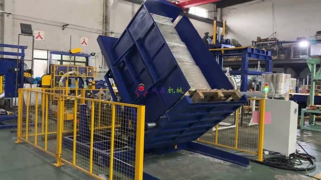 Pallet Turning Inverter: Safe Guarding for 180 Degree Turn