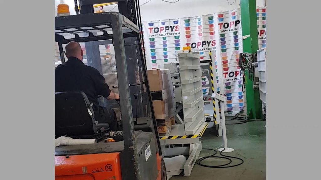 Pallet Turning Inverter (big box – stop at 90 degrees)