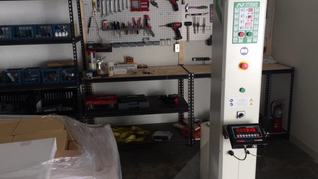 Pallet Wrapper with Scale Transformed to Pallet Wrapper with Scale