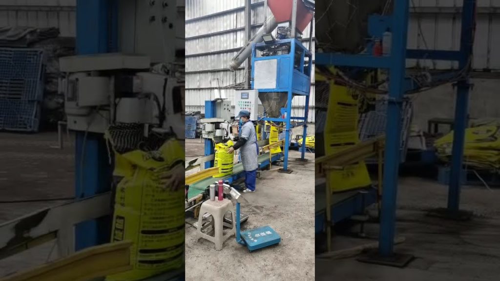 Process of Packing Fertilizer with Industrial Bagging Machine